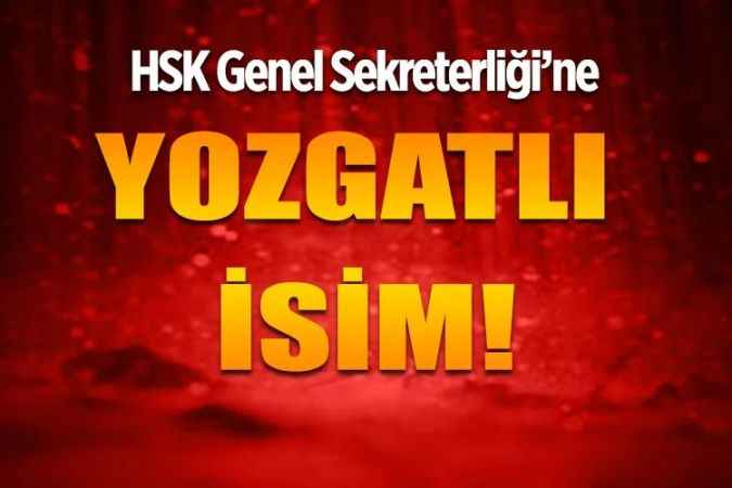 Adalet Bakanı Yılmaz Tunç tarafından HSK Genel sekreterliğine Yozgatlı isim getirildi
