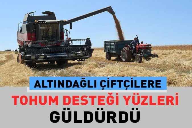 Altındağ Belediyesi çiftçilerin yanında olmaya ve destek vermeye devam ediyor.