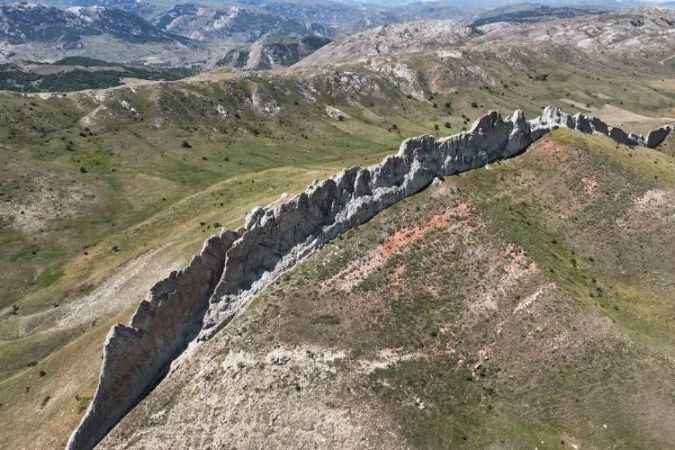 Anadolu'nun göbeğinde Doğal Çin seddi turizme kazandırılmayı bekliyor