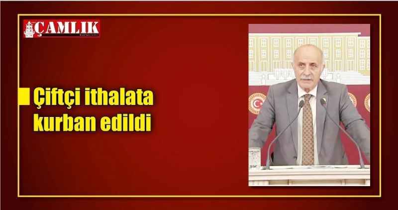 Çiftçi ithalata kurban edildi