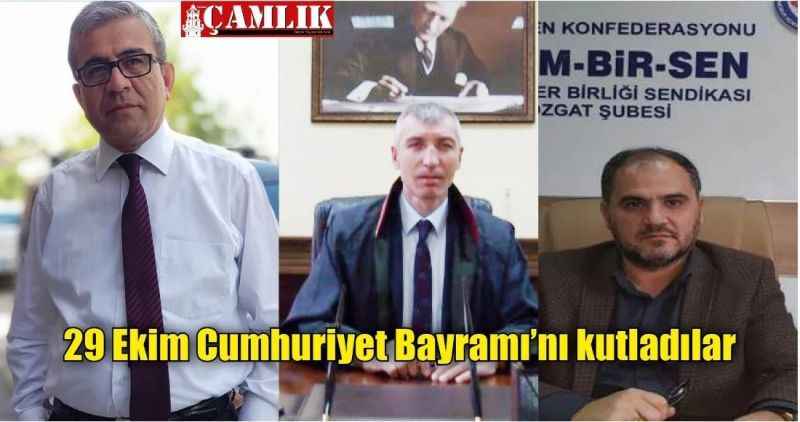 29 Ekim Cumhuriyet Bayramı'nı kutladılar