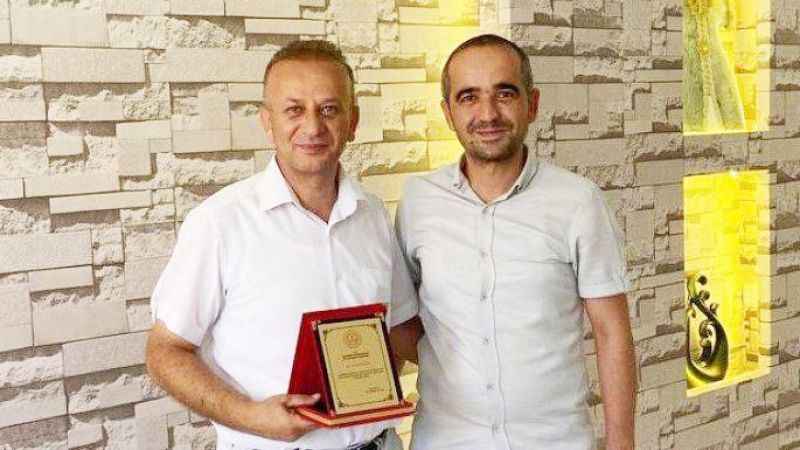 Şube Müdürü Sebahattin Çakmak'a Veda Yemeği