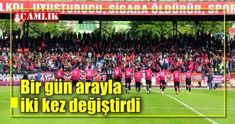Bir gün arayla iki kez değiştirdi