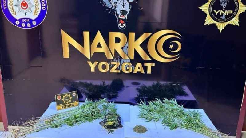 Yozgat’ta uyuşturucu operasyonu: 1 kişi tutuklu