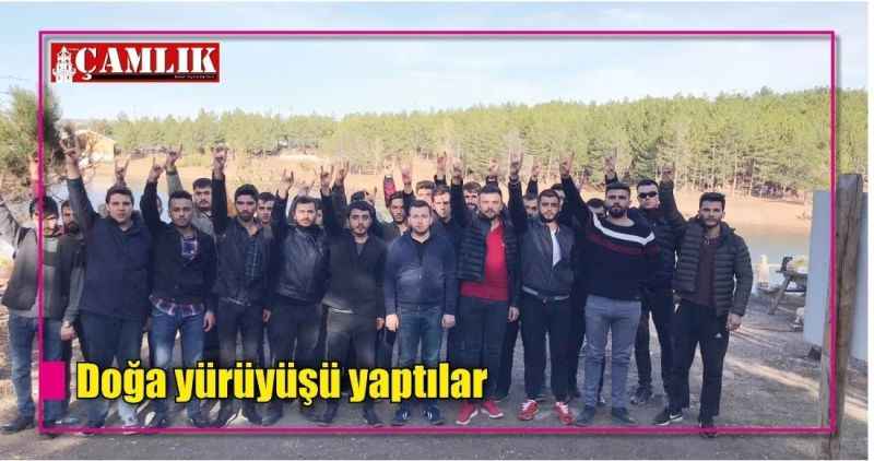 Doğa yürüyüşü yaptılar