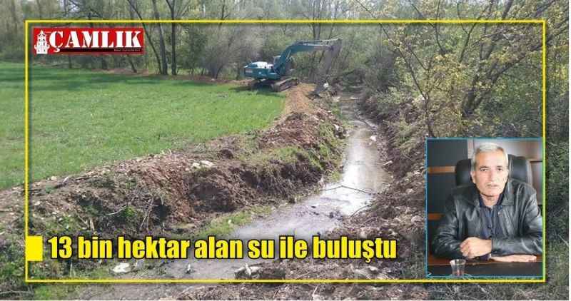 13 bin hektar alan su ile buluştu