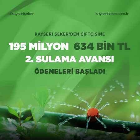 Çiftçiye tam destek, Kayseri Şeker yüzleri güldürdü