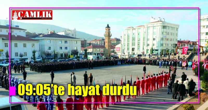 09:05'te hayat durdu