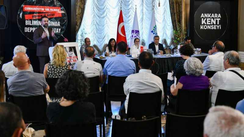 Ankara Kent Konseyinden "Deprem ve Hatay" Temalı Panel