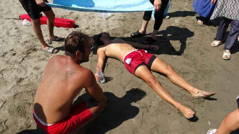 Yozgat'tan tatil için Samsun'a giden aile facianın eşiğinden döndü