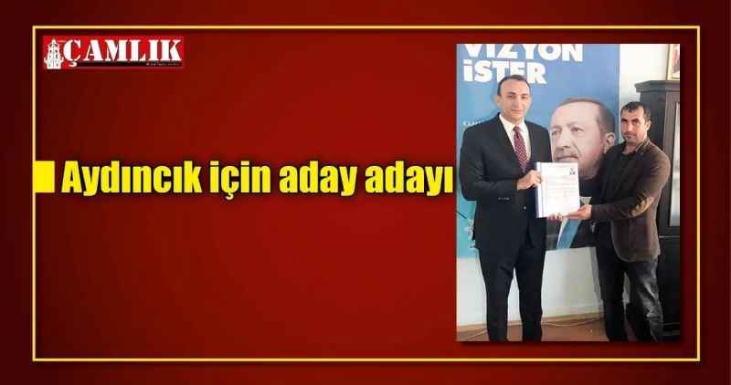 Aydıncık için aday adayı