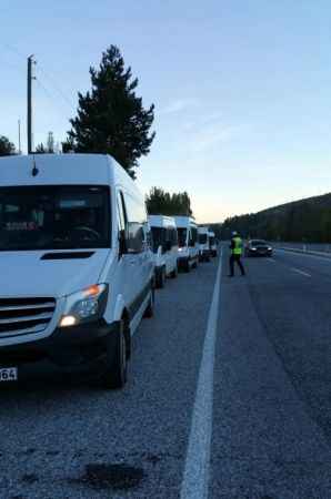 Öğrenci servisleri denetlendi