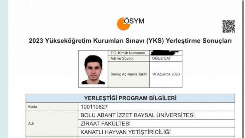509 puan aldı bakın nereyi seçti!