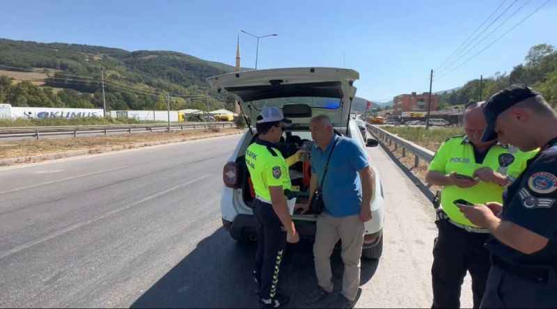 Fransa'dan geldiler kaza yaptılar