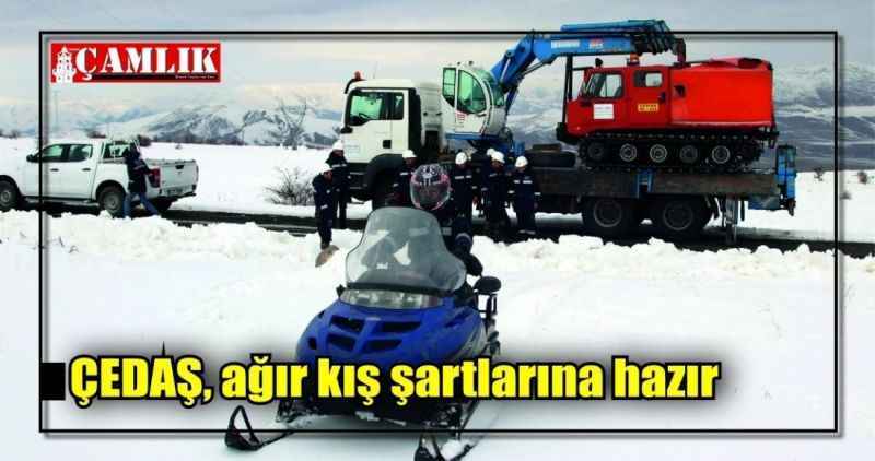 ÇEDAŞ, ağır kış şartlarına hazır