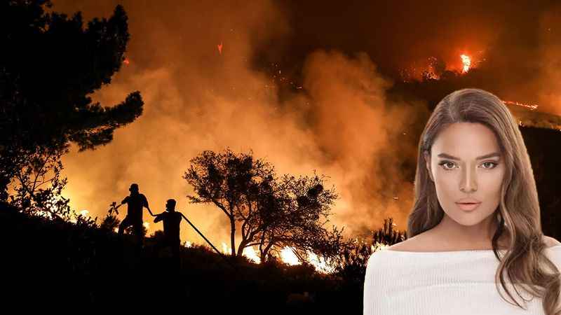 Demet Akalın’dan Çanakkale’de ki orman yangına ilginç yaklaşım: Ağaçlar lazerle yakıldı