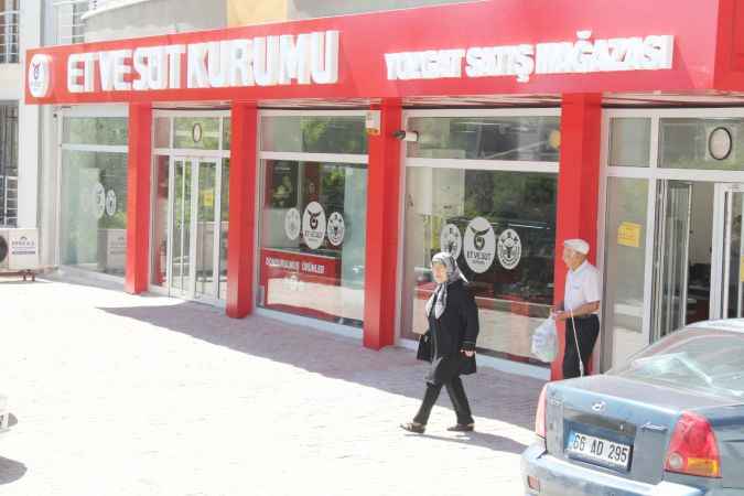 Yozgat Et ve Süt Kurumu satış mağazası yeni yerinde hizmet vermeye başladı