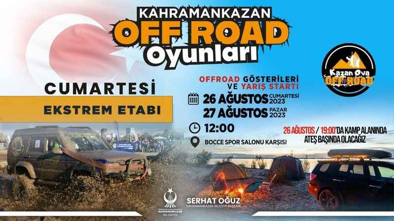 Kahramankazan’da Off-Road Heyecanı