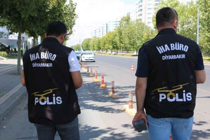 10 Sürücüye Toplam 19 Bin TL Cezai İşlem: Diyarbakır'da Dron Destekli Trafik Denetimleri
