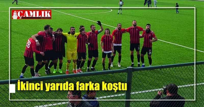 İkinci yarıda farka koştu