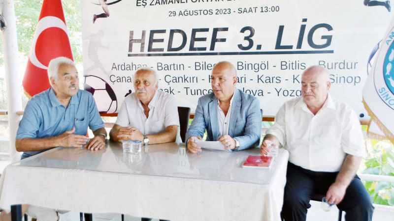 Sinop'ta 3. Lig kampanyası