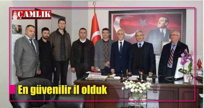 En güvenilir il olduk