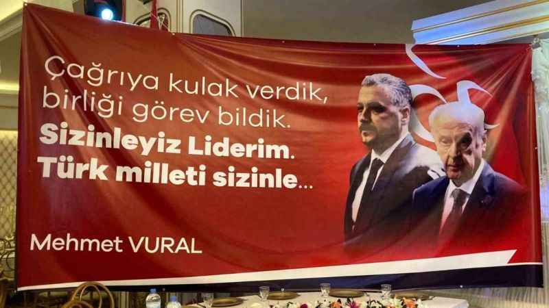Ankara’da İyi partiden istifa edip MHP’ye katıldılar