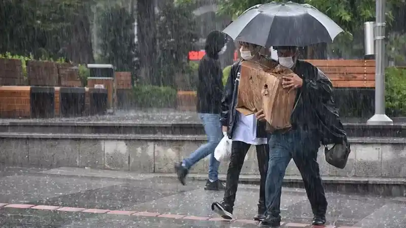 Dikkat !!! 03 Eylül Pazar Ankara’da hava Bugün Gök Gürültülü Sağanak Yağışlı Dikkat !!!