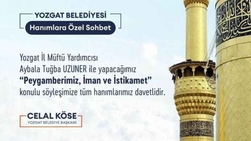 Yozgat'ta Gönül Sohbetleri devam ediyor