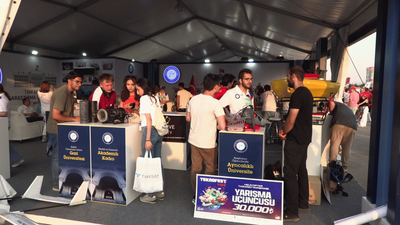 Ankara Teknofest’te  82 Farklı Takımla katılarak Çeşitli dereceler Alan Gazi Üniversitesi Bir İlk'e İmza Attı.