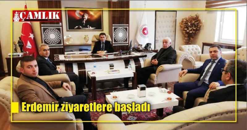 Erdemir ziyaretlere başladı
