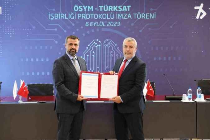 ÖSYM ile TÜRKSAT Teknolojik ortak oldu