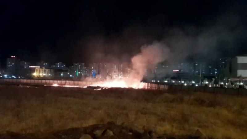 Ankara’da Havai Fişek Yangına Neden Oldu