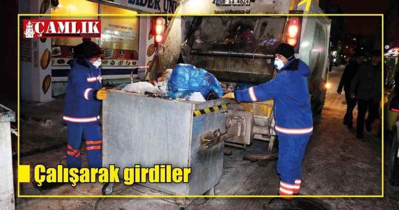 Çalışarak girdiler