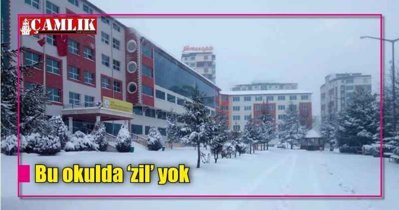 Bu okulda 'zil' yok