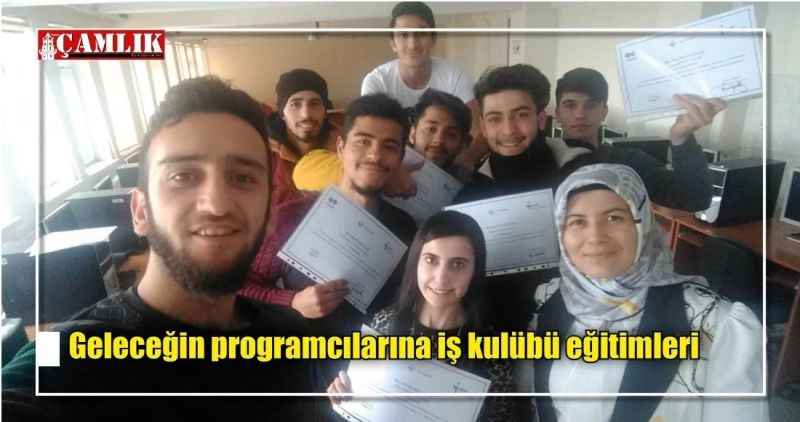 Geleceğin programcılarına iş kulübü eğitimleri