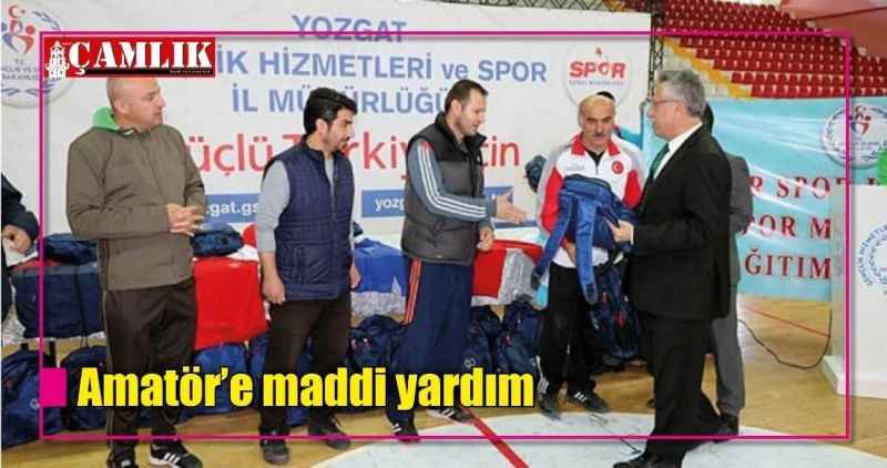 Amatör'e maddi yardım