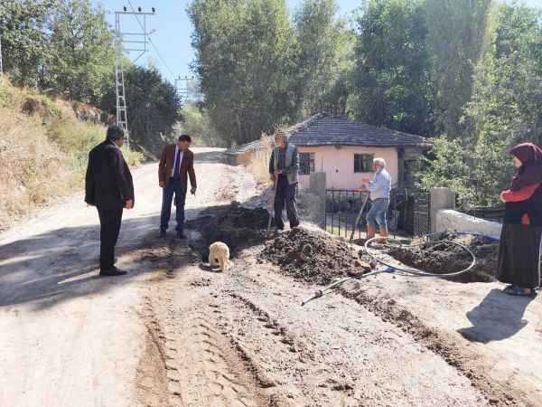 Yozgat İl Genel Meclisi Başkanı ve Genel Sekreteri Köylerde İncelemelerde Bulundu