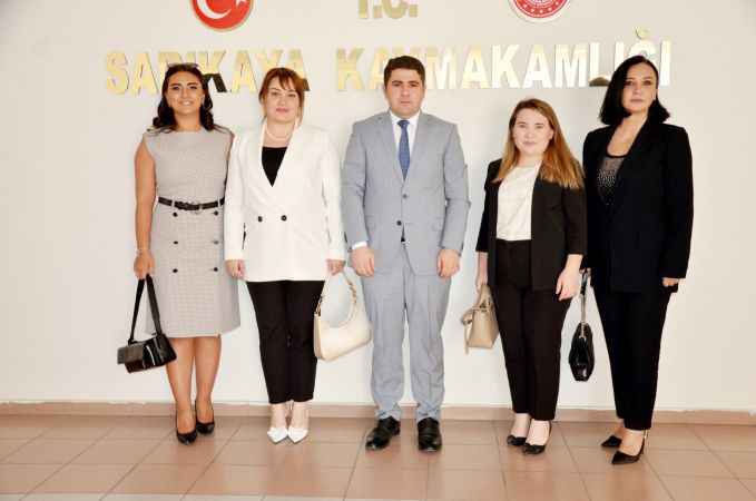 Yozgat Sarıkaya Kaymakamı Ahmet Nuri Demir'e 'hayırlı olsun' dediler