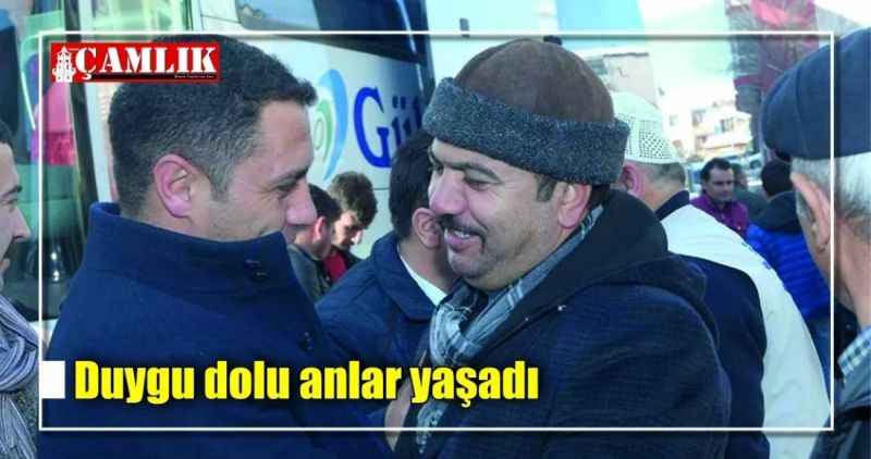 Duygu dolu anlar yaşadı