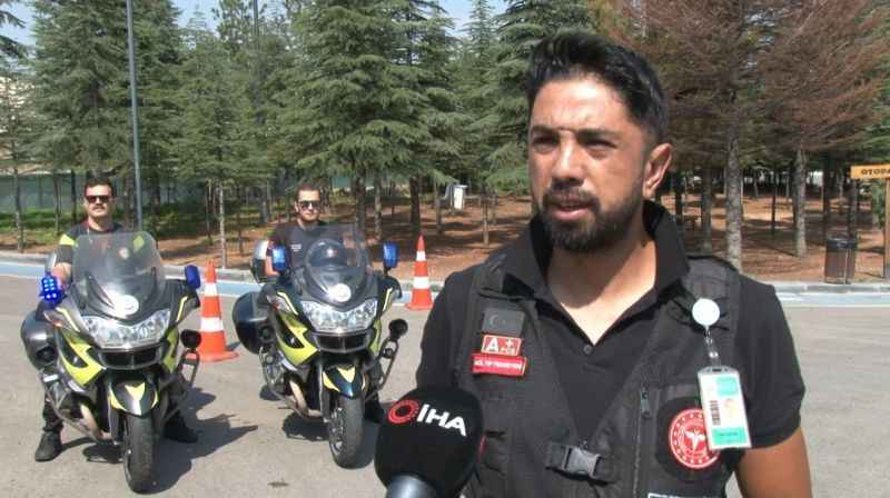 Ankaralılar trafikte karşılaştığınız Motosiklet Ambulanslar Hayat Kurtarıyor: Lütfen Yol Verin!