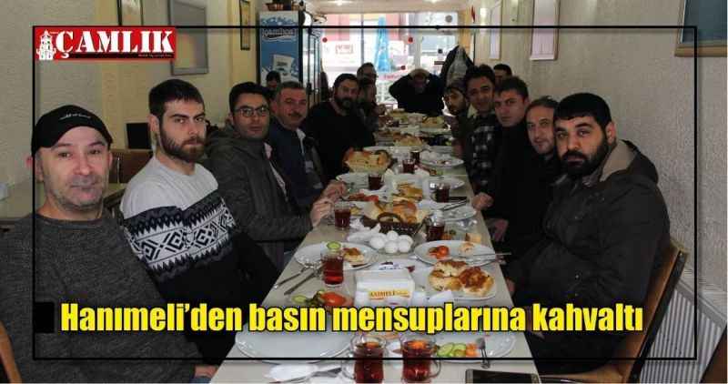Hanımeli'den basın mensuplarına kahvaltı