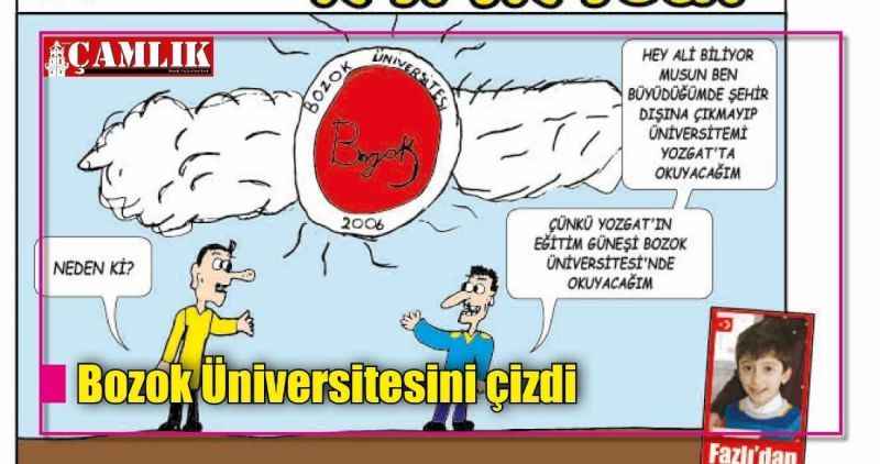 Bozok Üniversitesini çizdi