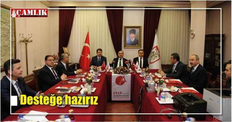 Desteğe hazırız