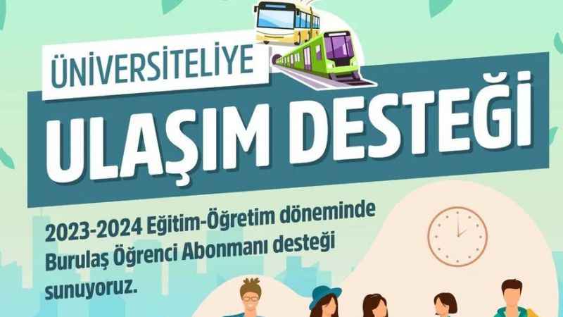 Belediyeden öğrenciye ulaşım desteği!