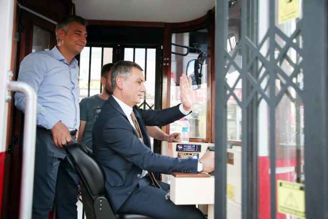 Ankara'nın Gölbaşı İlçesinde Nostaljik Tramvay seferlere başladı