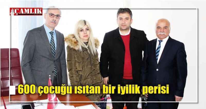 600 çocuğu ısıtan bir iyilik perisi