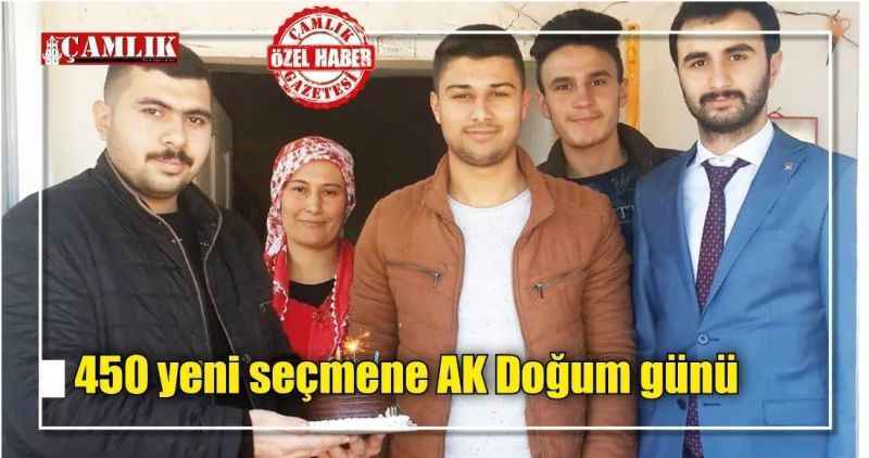 450 yeni seçmene AK Doğum günü