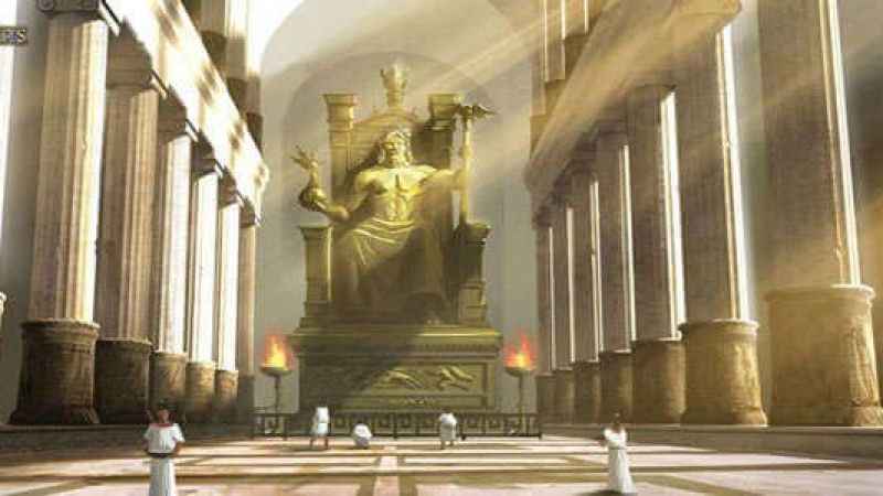 İhtişamıyla Göz Kamaştıran Heykel: Tanrılar Kralı Zeus