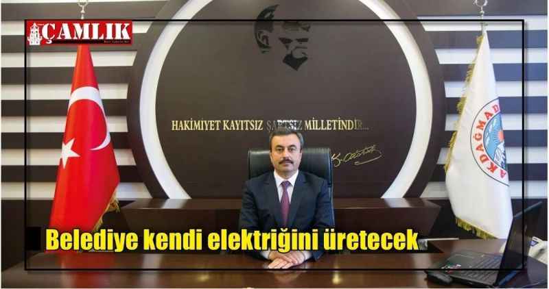 Belediye kendi elektriğini üretecek